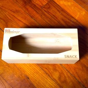 Wooden snack box